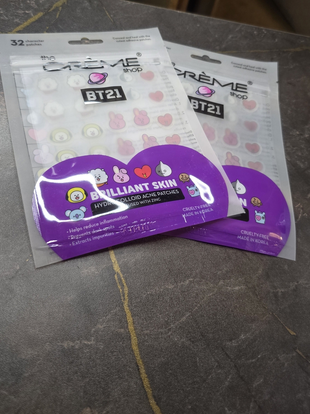 Crème Shop Brilliant Skin Hydrocolloid Acne Patches - 2 Packs